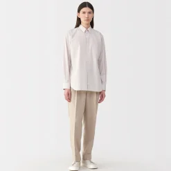 Discount Muji Chemise en popeline de coton pour homme