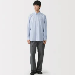 Best Muji Chemise en popeline de coton biologique pour homme