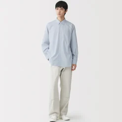 Best Muji Chemise en popeline de coton biologique pour homme