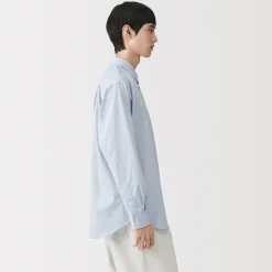 Best Muji Chemise en popeline de coton biologique pour homme