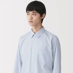 Best Muji Chemise en popeline de coton biologique pour homme