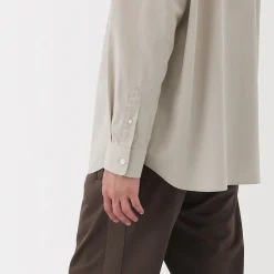 Discount Muji Chemise en popeline de coton pour homme