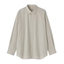 Discount Muji Chemise en popeline de coton pour homme