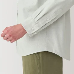Discount Muji Chemise Oxford en coton lavé pour homme…