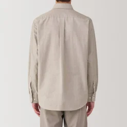 Discount Muji Chemise Oxford en coton lavé pour homme…