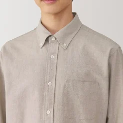 Discount Muji Chemise Oxford en coton lavé pour homme…