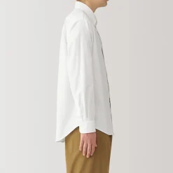 Discount Muji Chemise Oxford en coton lavé pour homme