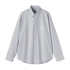 Discount Muji Chemise Oxford en coton lavé pour homme