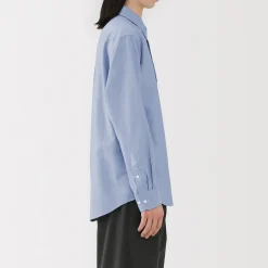 Discount Muji Chemise Oxford en coton lavé pour homme