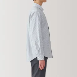 Discount Muji Chemise Oxford en coton lavé pour homme