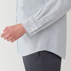 Discount Muji Chemise Oxford en coton lavé pour homme