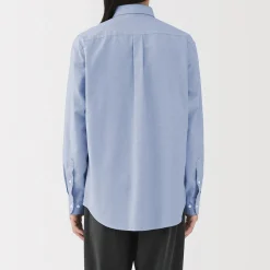 Discount Muji Chemise Oxford en coton lavé pour homme