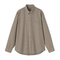 Discount Muji Chemise Oxford en coton lavé pour homme