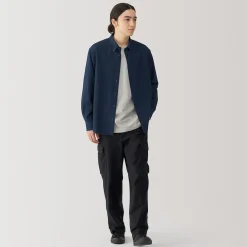 Discount Muji Chemise Oxford en coton lavé pour homme