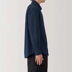 Discount Muji Chemise Oxford en coton lavé pour homme