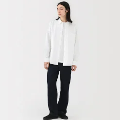 Discount Muji Chemise Oxford en coton lavé pour homme