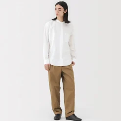 Sale Muji Chemise Oxford en coton lavé pour homme