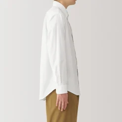 Sale Muji Chemise Oxford en coton lavé pour homme