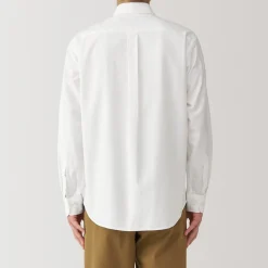 Sale Muji Chemise Oxford en coton lavé pour homme