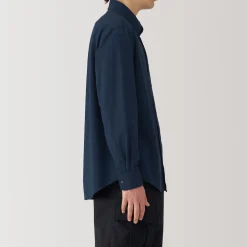 Sale Muji Chemise Oxford en coton lavé pour homme