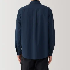 Sale Muji Chemise Oxford en coton lavé pour homme