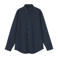 Sale Muji Chemise Oxford en coton lavé pour homme