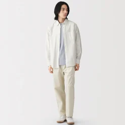 Online Muji Chemise Oxford en coton lavé pour homme