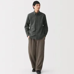 Online Muji Chemise Oxford en coton lavé pour homme