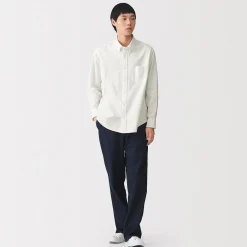 Online Muji Chemise Oxford en coton lavé pour homme