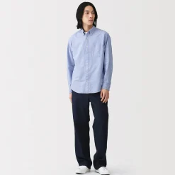 Online Muji Chemise Oxford en coton lavé pour homme