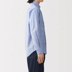 Online Muji Chemise Oxford en coton lavé pour homme