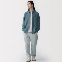 Online Muji Chemise Oxford en coton lavé pour homme