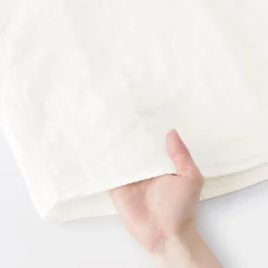 Discount Muji Chemisier en double gaze en mélange de kapok pour femme