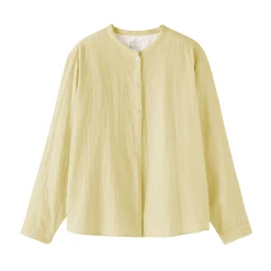 Discount Muji Chemisier en double gaze en mélange de kapok pour femme