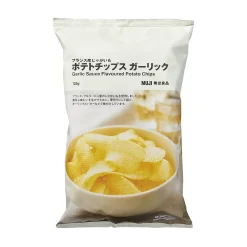 Outlet Muji Chips de pomme de terre ‐ Goût sauce à l'ail