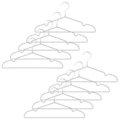 Muji Cintres en aluminium - Lot de 10