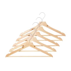 Online Muji Cintres en bois avec encoches (Lot de 5)