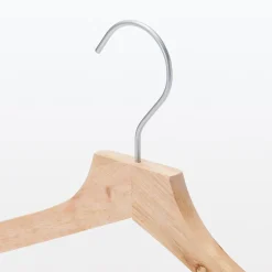 Online Muji Cintres en bois avec encoches (Lot de 5)