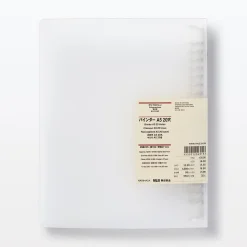 Discount Muji Classeur à anneaux A5 20 trous en PP