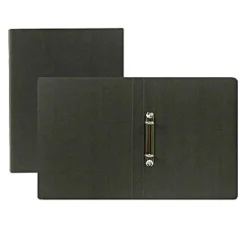 New Muji Classeur 2 anneaux A4 gris anthracite