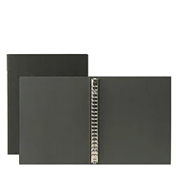 Hot Muji Classeur A5 20 anneaux en kraft Gris