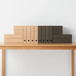 New Muji Classeur A4 anthracite à levier