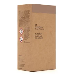 Hot Muji Cônes d'encens au bois de santal - Lot de 20