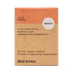 Muji Coffret d'huiles essentielles équilibrantes (Florales)