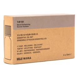 Muji Coffret d'huiles essentielles stimulantes pour l'humeur