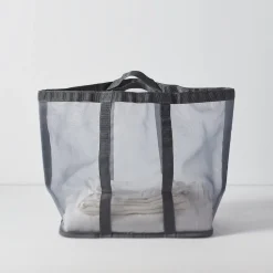 Sale Muji Corbeille à linge en filet de nylon