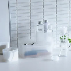 Clearance Muji Corbeille en PP à poignées