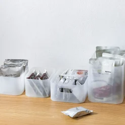 Clearance Muji Corbeille en PP à poignées