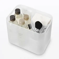 New Muji Corbeille en PP à poignées L15X P22X H16.9cm