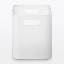 New Muji Corbeille en PP à poignées L15X P22X H16.9cm